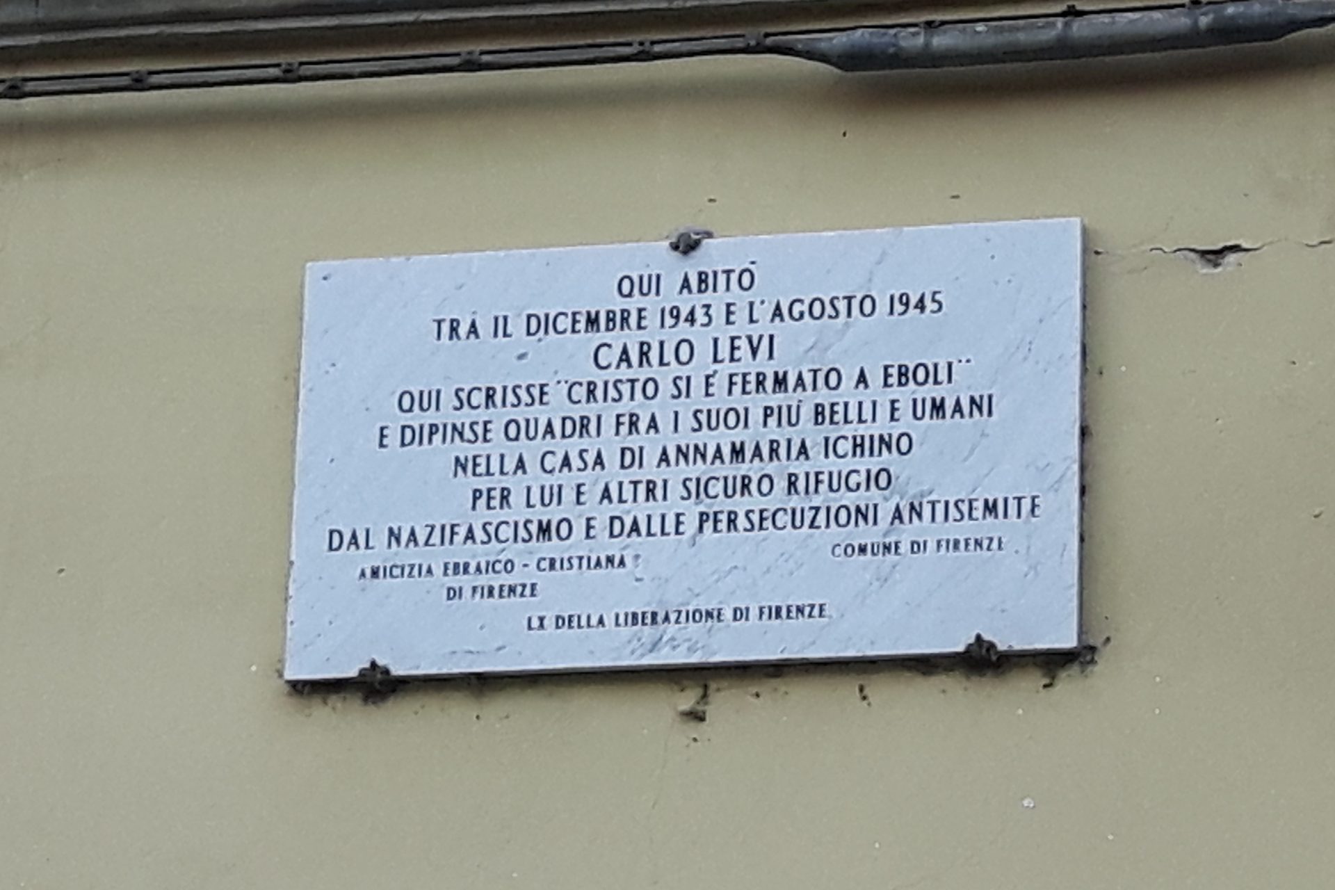 Carlo Levi's home and memorial tablet, Florence - 03.jpg